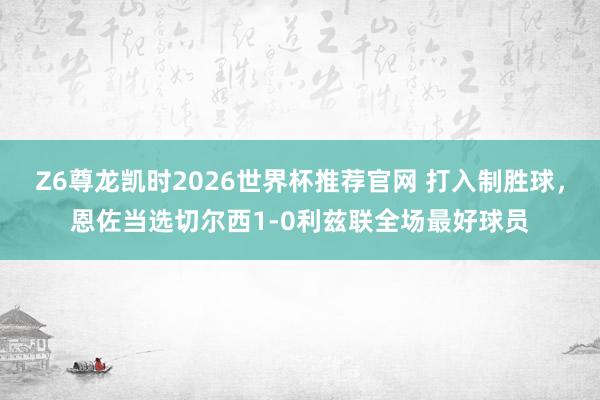 Z6尊龙凯时2026世界杯推荐官网 打入制胜球，恩佐当选切尔西1-0利兹联全场最好球员