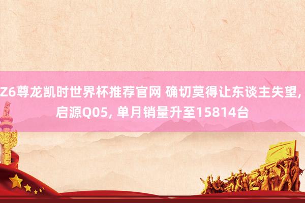 Z6尊龙凯时世界杯推荐官网 确切莫得让东谈主失望， 启源Q05， 单月销量升至15814台
